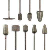 Trousse de manucure en diamant, pièces, nettoyeur professionnel personnalisé, étui de préparation des cuticules et des ongles, foret à ongles