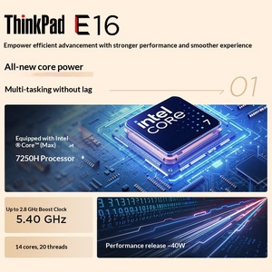 ThinkPads E16 Originales en Stock, Core 7 250H, 32G, 1TB, 2.5K, Nuevos, Portátiles Empresariales, Listos para Envío, Alto Rendimiento - Product Image 2