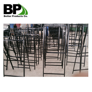 Control de tráfico temporal de alta calidad personalizado al aire libre galvanizado o recubierto de polvo soportes de señales de tráfico - Product Image 5