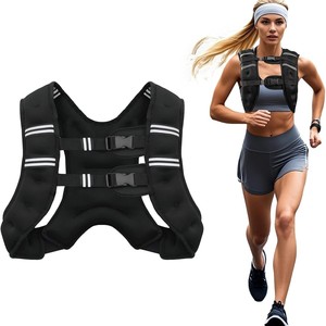 Gilet Ponderato Invisibile per Corsa e Allenamento Fitness con Strisce Riflettenti, in Neoprene Traspirante e Resistente, Unisex 2-15kg - Product Image 2