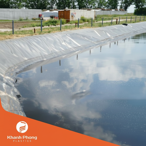 Geomembrana HDPE para estanques de tratamiento de aguas residuales plástico de ingeniería de alto rendimiento con excelente impermeabilidad - Product Image 1