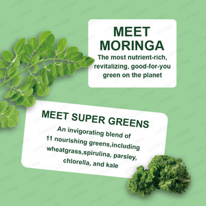 Gomitas de Moringa con Manzana Verde de Marca Privada, Gomitas Energéticas Sin Cafeína para Energía y Concentración - Product Image 6