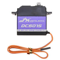 JX Servo DC6015 hoge kwaliteit core motor hoge snelheid digitale 15 KG koppel waterdichte servo