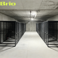 BRIO Free CAD Layout 2"*2" Casier pour employés à gaz comprimé pour stockage industriel en usine de gaz