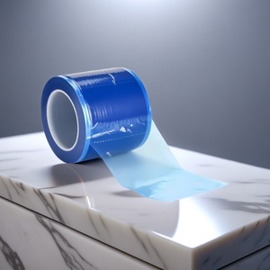 Copriwater Monouso Medico per Isolamento Contaminazioni, Adesivo Protettivo per WC da Hotel, Essenziale per Viaggi, Pellicola Barriera Blu - Product Image 4