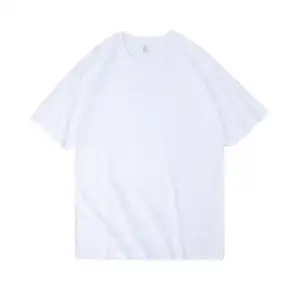 थोक 260GSM कस्टम मुद्रण कढ़ाई कपास टी शर्ट के लिए पुरुषों ड्रॉप-कंधे कस्टम सादे वृहदाकार यूनिसेक्स पुरुषों की टी शर्ट