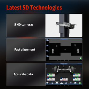גלגל יישור מכונה מלא סט FCAR FD-505S 5 מצלמות מושעה סוג החדש גלגל <span class=keywords><strong>Aligner</strong></span> למכוניות נמוך מחיר מוסך כלים - Product Image 4
