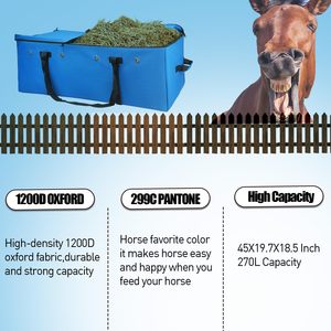 Échantillon gratuit - Vente flash - Sacs à balles de grande capacité, robustes et durables - Sac de transport pour foin de cheval - Sac à foin équestre résistant à l'usure - Product Image 2