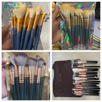 En gros haute qualité vegan marque privée logo personnalisé brosse cosmétique unique pinceaux de maquillage pour le maquillage