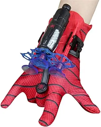 Hot Bán Cosplay Strongman Launcher Cổ Tay Đồ Chơi Thiết Lập Vui Trẻ Em Cosplay Người Đàn Ông Shooter An Toàn Cổ Tay Laucher