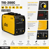 Certifications de qualité, service professionnel, nouveau soudeur TIG/MMA JUBA TIG-200C 230v 6.3kva DC Inverter, acier inoxydable, acier au carbone