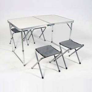 QM Modern-style Portable Furniture Suitable for Outdoor <b>Picnics</b> and Camping <b>Table</b> Aluminum Alloy <b>Foldable</b> <b>Picnic</b> <b>Table</b> - Product Image 2