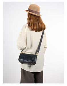 Wholesale Factory ODM OEM Custom Genuine Cowhide Leather Shoulder <b>Bag</b> Crossbody <b>Satchel</b> Messenger <b>Bag</b> <b>for</b> <b>Women</b> Man - Product Image 1