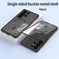 Étui de protection magnétique mat en aluminium avec dissipation thermique pour Samsung Galaxy S25 Plus S24 Ultra S26