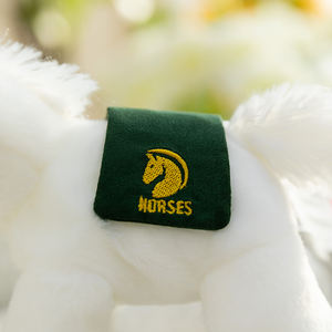 Mini caballo de simulación blanco, muñeco de peluche, colgante de decoración, mascota bonita, juguete suave, caballo enano rosa, Animal relleno, juguete de peluche - Product Image 5