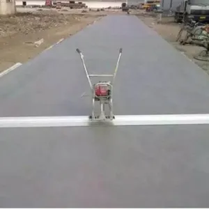Üretici yüzey Finish yol inşaat makinesi titreşimli beton vibratör şap titreşimli cetvel