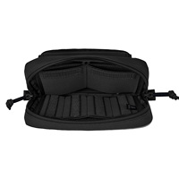 Pochette tactique KRYDEX, mini-sacoche avec porte-cordons TQ et panneau auto-agrippant BK CB RG