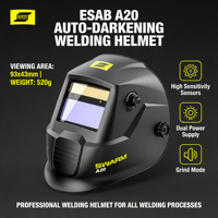 Casque de soudage à obscurcissement automatique professionnel ESAB, masque avec capteurs haute sensibilité, teinte réglable, certifié CE pour tous les types de soudage