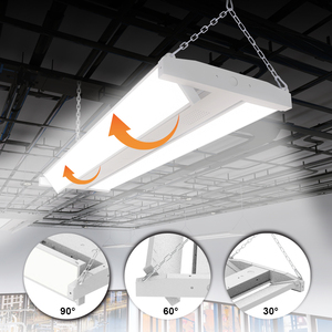 Lampada Industriale LED Lineare da 100W per Interni, Montaggio Senza Problemi, Antiabbagliamento, Dimmerabile, per Officine, Magazzini, Garage - Product Image 2
