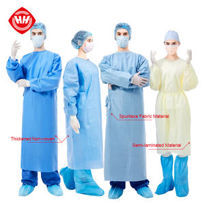 Hubei Haixin camice operatorio resistente all'ospedale tuta Sterile monouso abbigliamento protettivo medico camici chirurgici all'ingrosso - Product Image 1