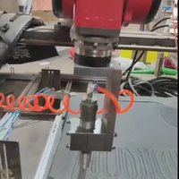Robot de découpe CNC Borunte à 6 axes avec boîte de vitesses, moteur PLC, usinage de précision du métal et du plastique, coupe automatique à grande vitesse, précision de 0,05 mm