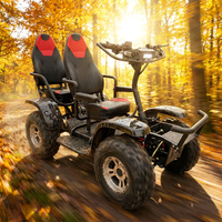 Quad électrique tout-terrain à 4 roues avec pneus larges pour usine