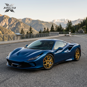 Rines XINGTU Performance Gold de Fibra de Carbono Forjada, Diseño Cóncavo Profundo, 20, 21 y 22 Pulgadas, PCD 5x130 para <span class=keywords><strong>McLaren</strong></span>, BMW, Mercedes Benz AMG - Product Image 4