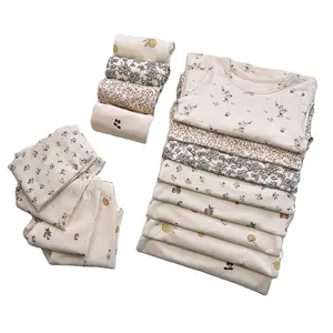 Duanding CUB Ins hot selling Christmas children's home clothes Pajama print set