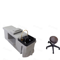 Chaise de massage bon marché pour salon spa pédicure shampooing de lavage des cheveux thérapie de la tête lit de shampooing de massage thaï hydrothérapie