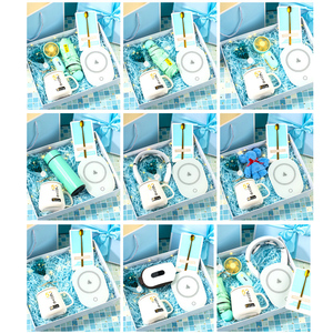 Shanqi Mother's Day Valentine's Day Gift Set Wedding Cosmetic Mirror Neck <b>Protector</b> Blue/Pink Customizable Logo for Business - Product Image 6