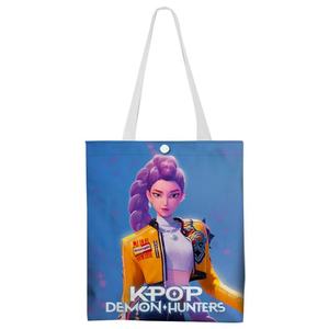 Tas Kanvas Meme Anime & Film Kartun & Acara TV Demon Hunter K-Pop Paling Populer, Tas Belanja, Tas Selempang - Product Image 2