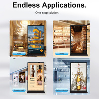 Kiosque interactif numérique pour musées, écran tactile LCD 4K de 70 à 86 pouces, 28,5 mm, Win Android, kiosque d'information sur pied
