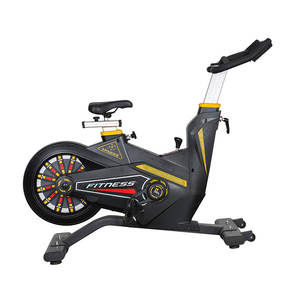 Vélo de spinning d'intérieur pour salle de sport, en acier, usage commercial, équipement d'exercice avec transmission par courroie - Product Image 2