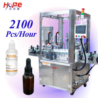 Machine de capsulage de remplissage de pompe en céramique automatique parfum de gorille machine de remplissage de vernis à ongles d'huile essentielle de petite bouteille