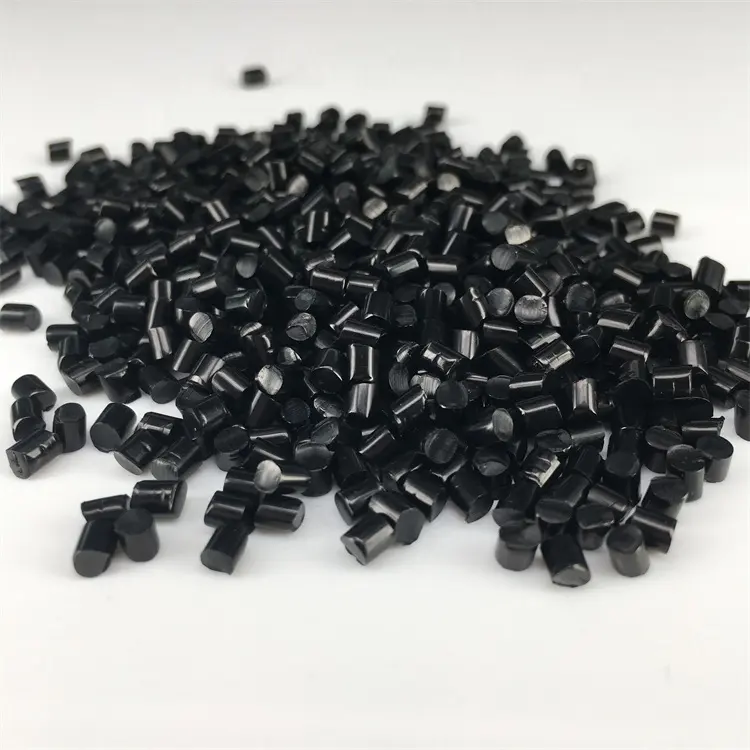 Ondersteuning Maatwerk Pp Pe Pet Pet Hdpe Pla Pc Ps Abs Black Masterbatch Black Carbon Black Black 30% 40% 50% 60% Voor Geblazen Film