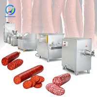 Machine à saucisses hydraulique commerciale OCEAN, petite ligne de fabrication de saucisses, remplisseuse de saucisses électrique