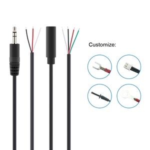 Customized AUX <strong>Headphone</strong> Stereo 3.5mm TRS 3-4 Poles Male Female Jack Audio <strong>Extension</strong> <strong>Cables</strong> for Car - Product Image 1