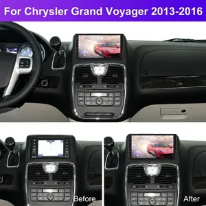 Autoradio Android pour Chrysler Grand Voyager 5 2011-2015 Lecteur multimédia Carplay Stéréo de voiture Autoradio Unité principale Navigation <span class=keywords><strong>GPS</strong></span> - Product Image 2