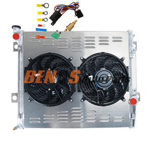 Ventilador de cubierta de radiador de 2 filas BENOS para Toyota <span class=keywords><strong>4Runner</strong></span> Lexus GX470 <span class=keywords><strong>V8</strong></span> 4.7L <span class=keywords><strong>2008</strong></span> 2003-2009 - Product Image 1