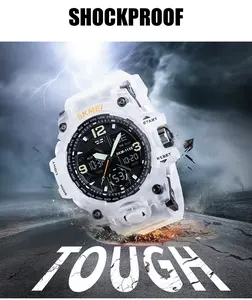 Nouvel Arrivage Montres de Sport pour Homme <span class=keywords><strong>SKMEI</strong></span> <span class=keywords><strong>1155B</strong></span> Couleur Blanche Chronographe Numérique et Analogique Personnalisables avec Votre Propre Logo - Product Image 5