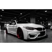 Kit carrosserie complet TIYPEOR pour BMW F82 M4 2014-2020 en résine : Lame avant, jupes latérales, diffuseur arrière, aileron arrière