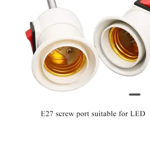 Base de Lámpara E27 Flexible con Enchufe EU/US/UK, Adaptador de Enchufe para Pruebas Móviles, Interruptor, Soporte de Lámpara de Mesa de Acero Inoxidable para LED - Product Image 3