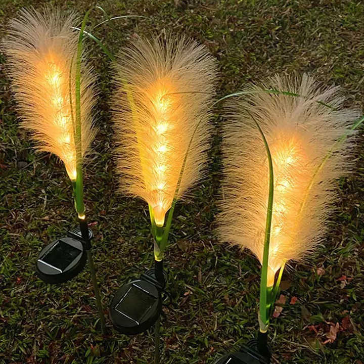 Solar Outdoor Lights Lawn Display Led Reed Light Outdoor Rain-proof ...