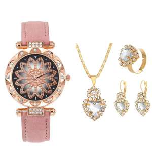 G-2 יוקרה לנשים סט תכשיטים לנשים משובחות שעון יד עם רצועת יד רוחב 20 מ "מ רוחב העסק או אופנה סיטונאי - Product Image 6