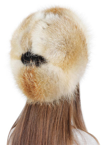 Phụ nữ và phụ nữ Nga ushanka Mũ cáo lông phi công Mũ TRUNG NIÊN ấm áp màu đỏ cáo lông <span class=keywords><strong>Trapper</strong></span> mũ - Product Image 6