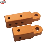 Adaptateur de récepteur de remorque en acier thermolaqué, fabrication directe d'usine en Chine, conception multi-trous, livraison rapide