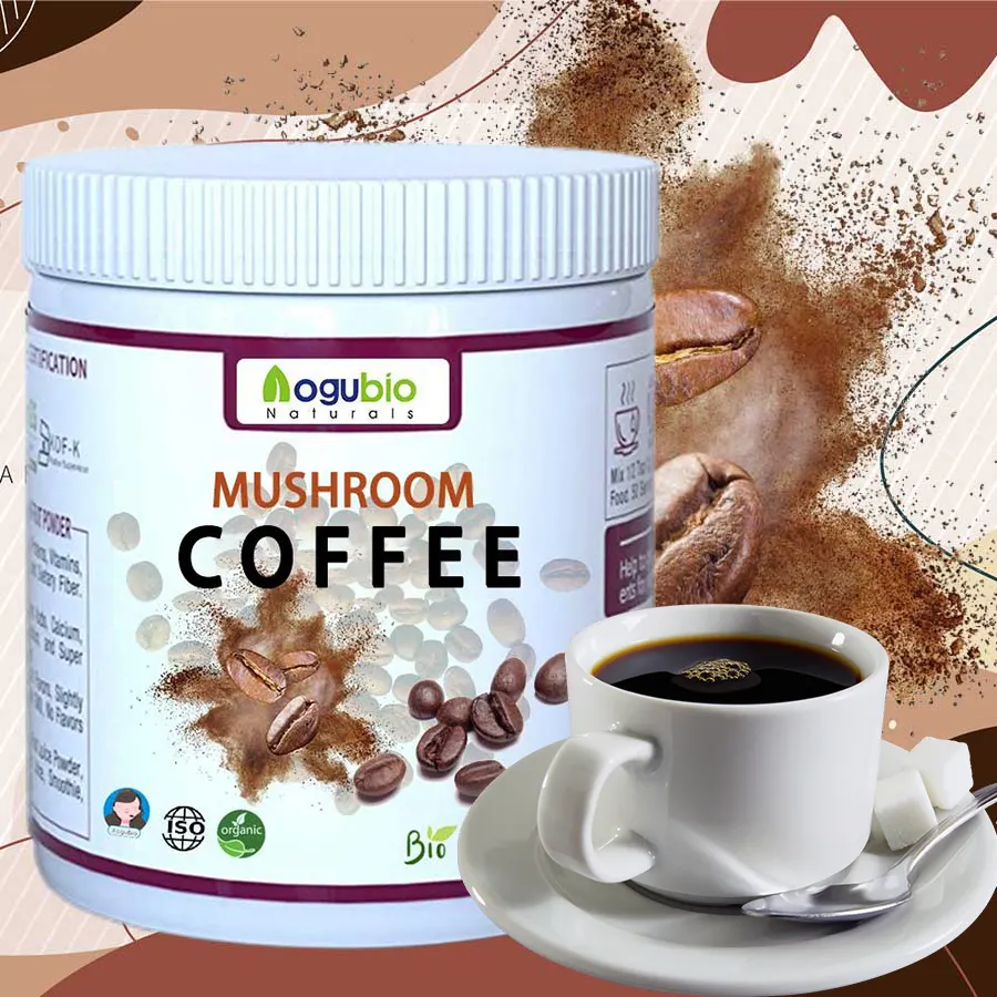 Best price Private label Arabica Mushroom Coffee 7 in 1 Blend Mix lions mane ganoderma Mushroom Coffee Powder