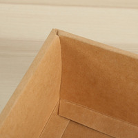 Boîte personnalisée en carton ondulé avec couvercle et base en papier kraft pour emballage cadeau de serviettes de bain