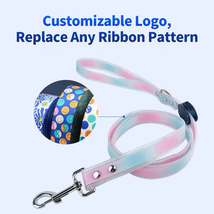 Correa LED luminosa para mascotas con carga USB para exteriores, correa de tracción con revestimiento de goma de PVC, Material impermeable, Collar para perros que caminan con LED, correa para perros - Product Image 3