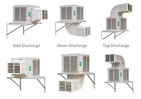 Conduit climatiseur système refroidisseur d'air par évaporation ventilateur de refroidissement par eau industriel pour atelier usine entrepôt
